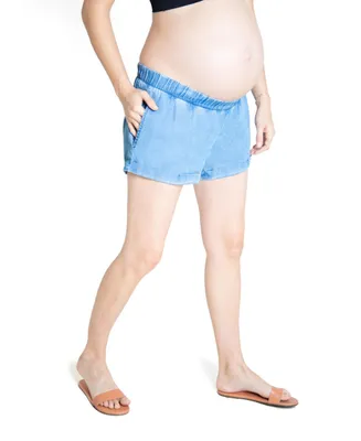 Ingrid + Isabel Maternity Elastic Waist Shorts