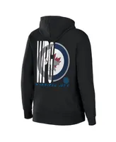 Women's Wear by Erin Andrews Black Washington Capitals Sponge Fleece Full-Zip Hoodie