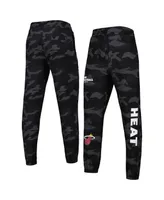 Men's New Era Black, Camo Miami Heat Tonal Joggers