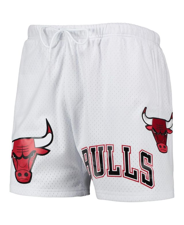 Men's Pro Standard White Chicago Bulls 6x Nba Finals Champions Mesh Capsule Shorts