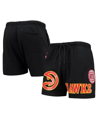 Men's Pro Standard Black Atlanta Hawks Mesh Capsule Shorts