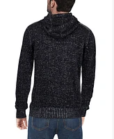 X-Ray Men's Full-Zip Sherpa Knit Hoodie Sweater