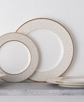 Noritake Noble Pearl Set Of 4 Dinner Plates, 11"