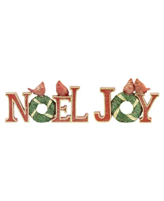 Northlight 10" "Joy" and "Noel" Christmas Signs, Set of 2