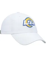 Women's '47 White Los Angeles Rams Miata Clean Up Logo Adjustable Hat