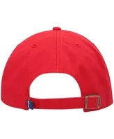 Men's '47 Red Texas Rangers Clean Up Team Adjustable Hat