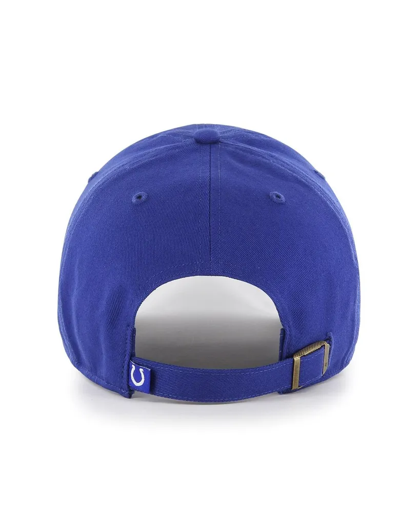 Men's '47 Royal Indianapolis Colts Crosstown Clean Up Adjustable Hat
