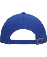 Men's '47 Royal Texas Rangers Team Logo Cooperstown Collection Clean Up Adjustable Hat