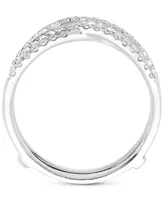 Diamond Infinity Enhancer Ring (1/2 ct. t.w.) in 14k White Gold