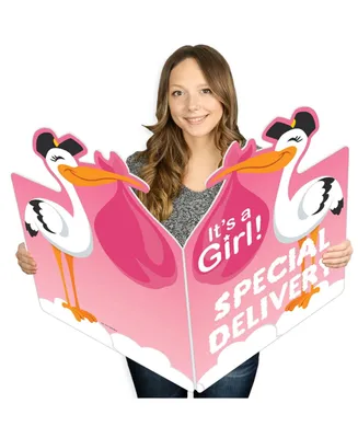 Girl Special Delivery - Congratulations Giant Greeting Card - Jumborific Card