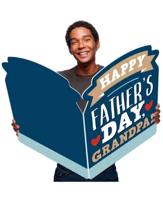 Grandpa, Happy Father's Day - Giant Greeting Jumborific Card - 16.5 x 22 In