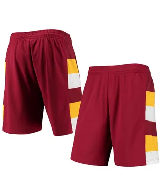 Men's Mitchell & Ness Wine Cleveland Cavaliers 1979-80 Hardwood Classics Swingman Shorts