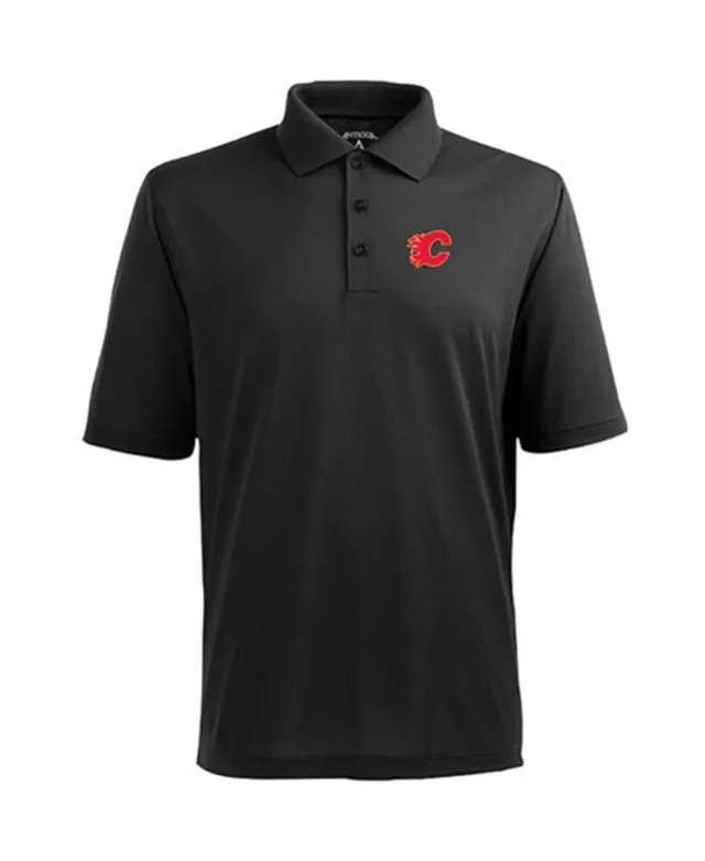 Antigua Men's Pittsburgh Steelers Quest Black Polo