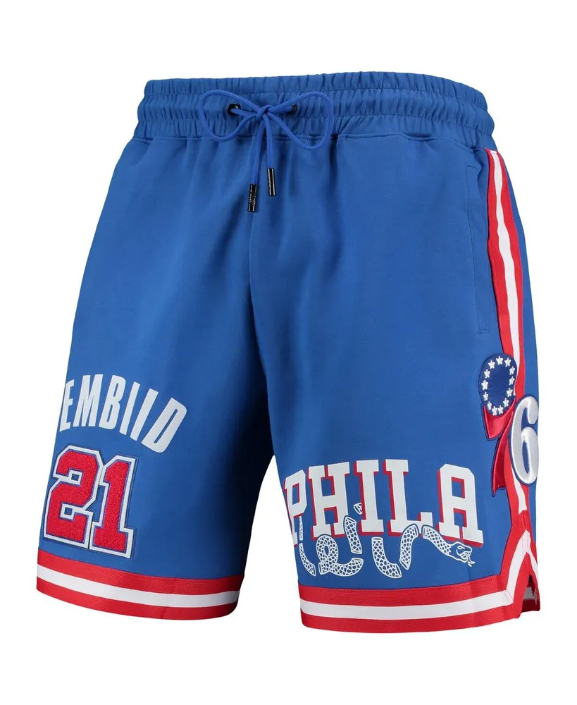 Men's Pro Standard Joel Embiid Royal Philadelphia 76ers Team Player Shorts