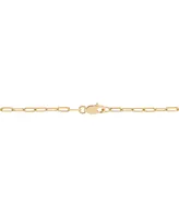 Citrine Paperclip Link 18" Pendant Necklace (1-5/8 ct. t.w.) in 14k Gold-Plated Sterling Silver (Also in Peridot)