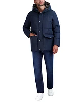 Cole Haan Men's Parka with Fleece-Lined Hood