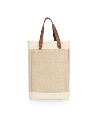 Legacy Pinot Jute 2 Bottle Insulated Wine Bag