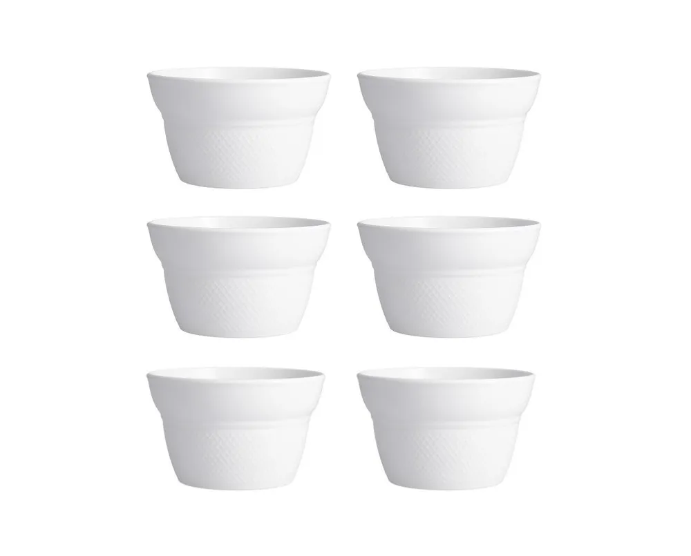 Fortessa Melamine Street Eats Waffle Cups, Set of 6