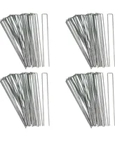 Sunnydaze Decor 12 in Galvanized Steel Garden/Landscape Staples