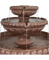 Sunnydaze Decor Dove Pair Resin Outdoor 3-Tier Water Fountain