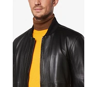 Marc New York Men's MacNeil Smooth Leather Bomber Jacket
