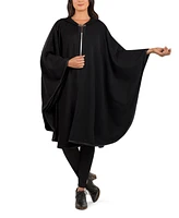 Patricia Nash Women's Hooded Cape with Clasp