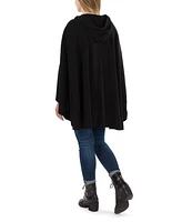 Patricia Nash Women's Hooded Cape with Buttons