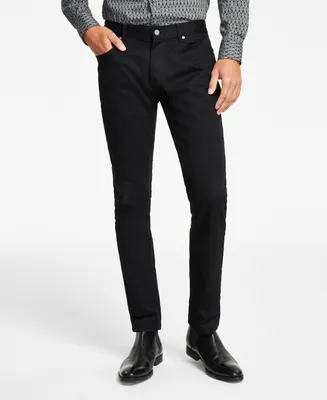 Alfani Men's Five-Pocket Straight-Fit Twill Pants, Created for Macy's