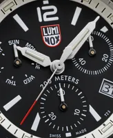 Luminox Men's Swiss Chronograph Pacific Diver Rubber Strap Watch 44mm