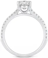 Gia Certified Diamond Engagement Ring (1-1/4 ct. t.w.) in 14k White Gold