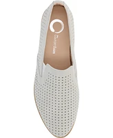 Journee Collection Women's Lucie Perforated Slip On Loafers