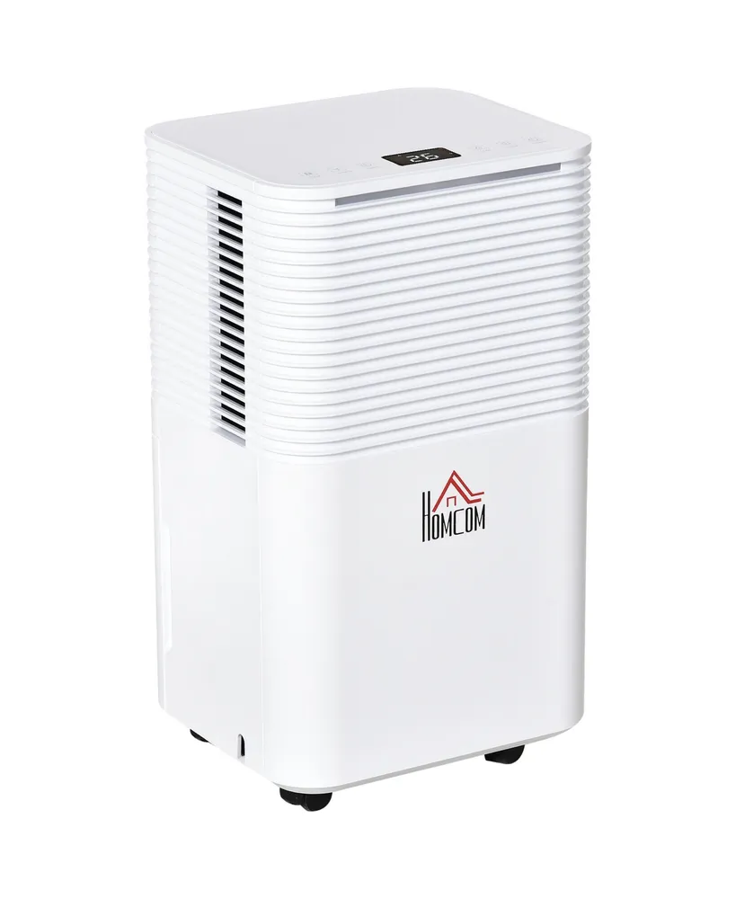 Homcom 4 Pt. Portable Electric Dehumidifier Sq. Ft., White