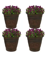 Arabella 16" Double-Walled Polyresin Outdoor Planter Pot