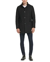 Kenneth Cole Men's Wool Button Car Coat