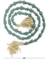 Rosemary Lane Handmade Beaded Geometric Garland with Tassel