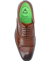 Vance Co. Men's Bradley Wide Tru Comfort Foam Lace-Up Cap Toe Oxford Dress Shoe