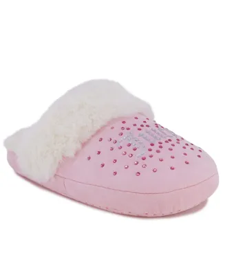 Juicy Couture Little Girls Chowchilla Slip On Logo Slippers