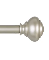 Lauren Ralph Lauren Markel 1" Adjustable Window Curtain Rod and Finial 22 Piece Set, 36"-72"