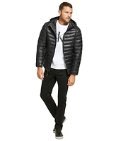 Calvin Klein Men's Hooded & Quilted Packable Jacket