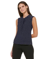 Tommy Hilfiger Women's Knot-Neck Top