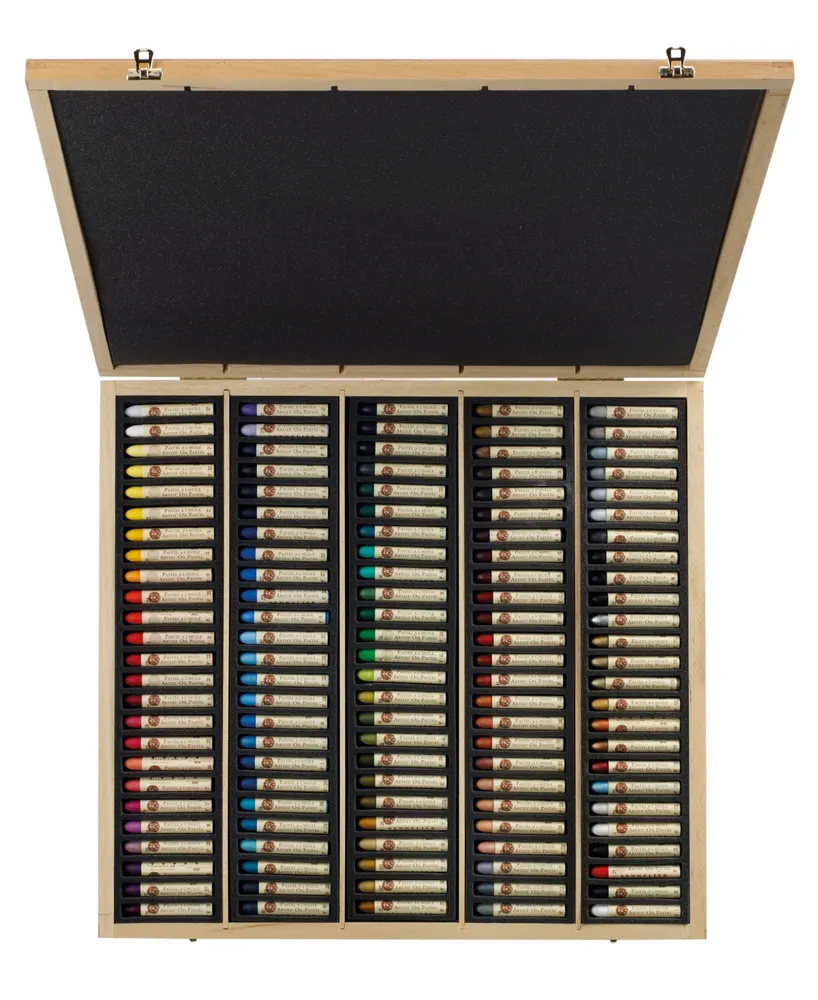 Sennelier Oil Pastel Picasso Wood Box 120 Piece Color Set