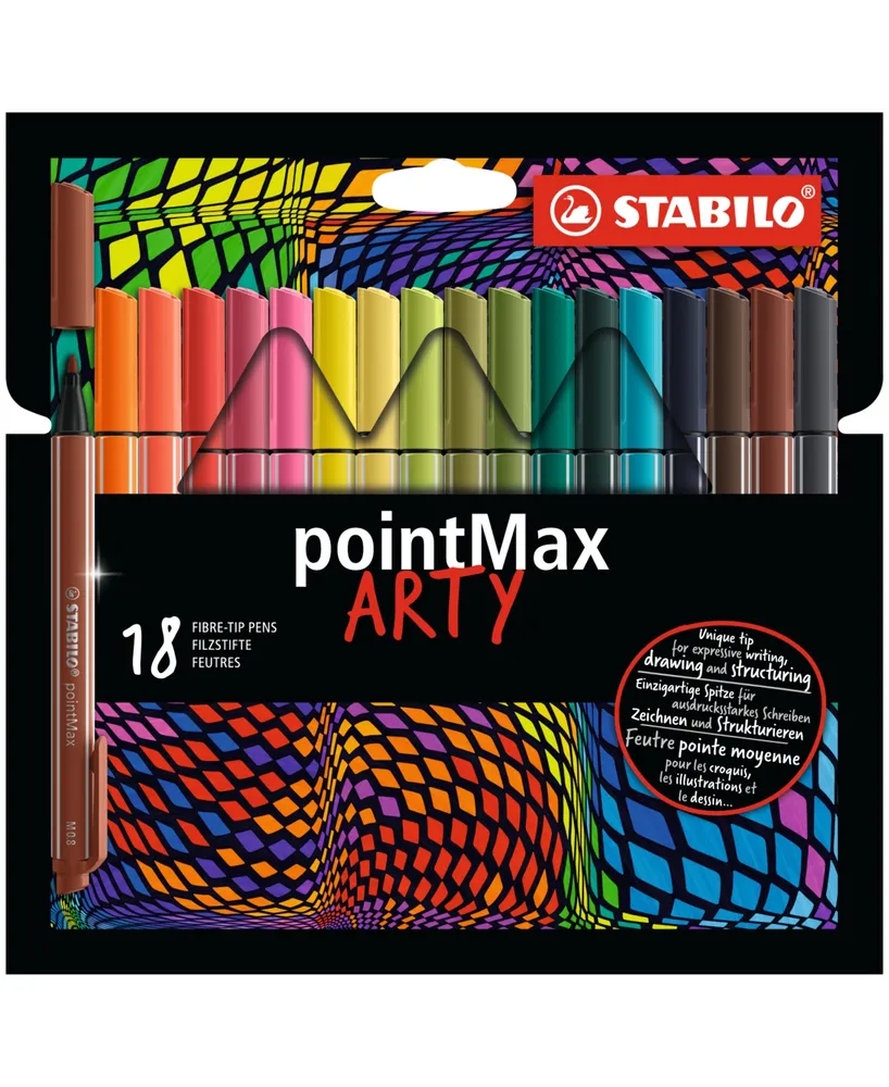 Stabilo : Pen 68 : Brush Pen : Arty Wallet Set of 18 - Stabilo