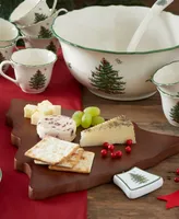 Spode Christmas Tree Wooden Cheese Board & Spreader