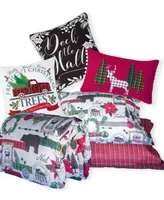 Southshore Fine Linens Merry Town Christmas Reversible 6 Piece Comforter Set