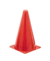 Champion Sports High Visibility Plastic Safety Cone, Set of 12