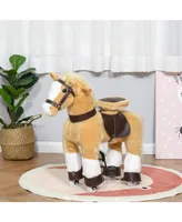 Qaba Indoor Childrens Fun Rocking Rolling Pony with Large Size