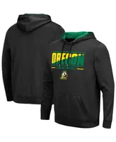 Men's Colosseum Oregon Ducks Slash Stack 2.0 Pullover Hoodie