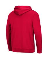 Men's Colosseum Scarlet Nebraska Huskers Lantern Pullover Hoodie