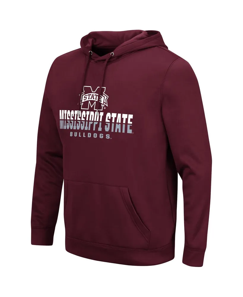 Men's Colosseum Maroon Mississippi State Bulldogs Lantern Pullover Hoodie