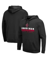 Men's Colosseum Black Louisiana Ragin' Cajuns Lantern Pullover Hoodie